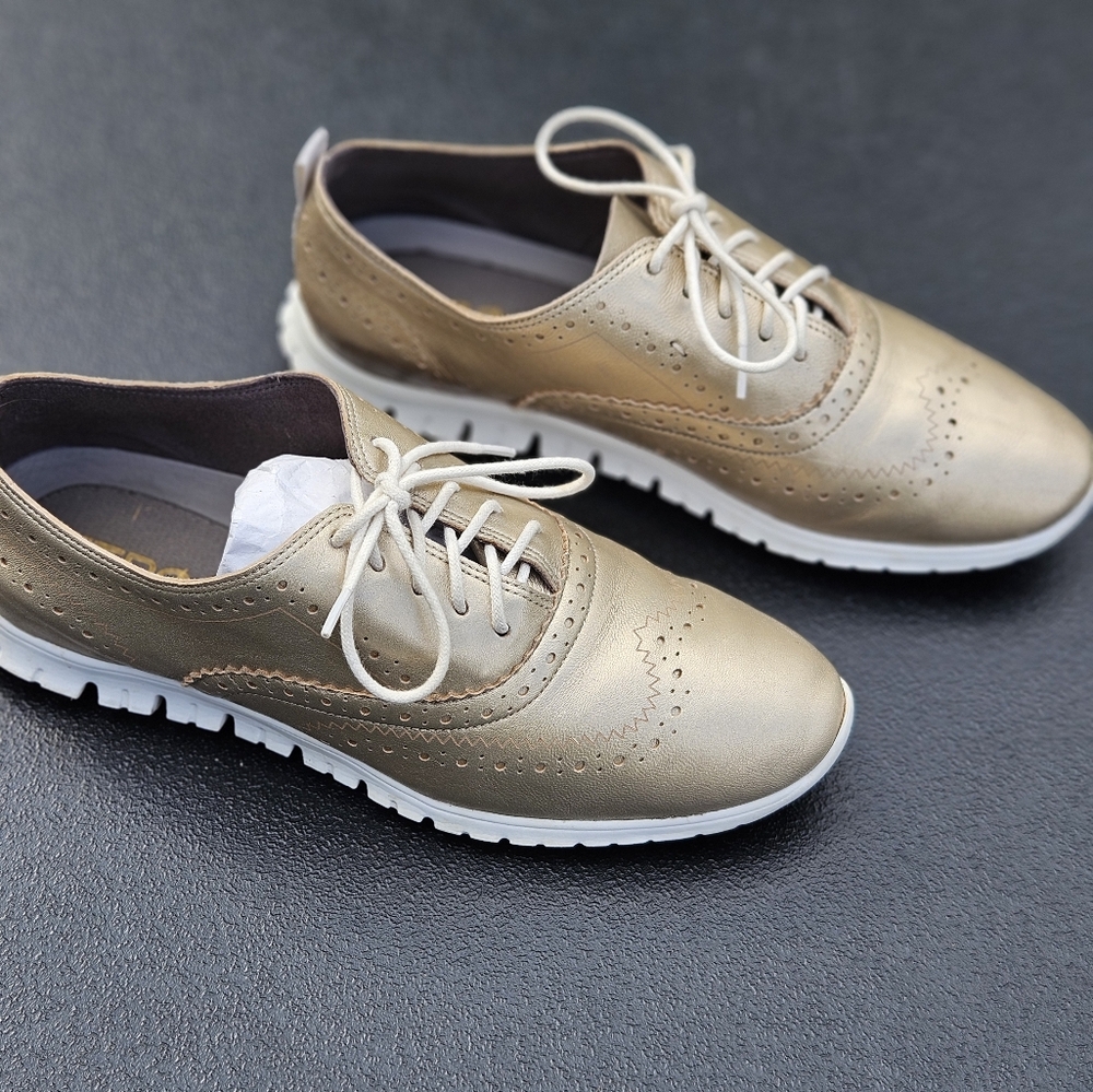 Gold Cole Haan Size 8